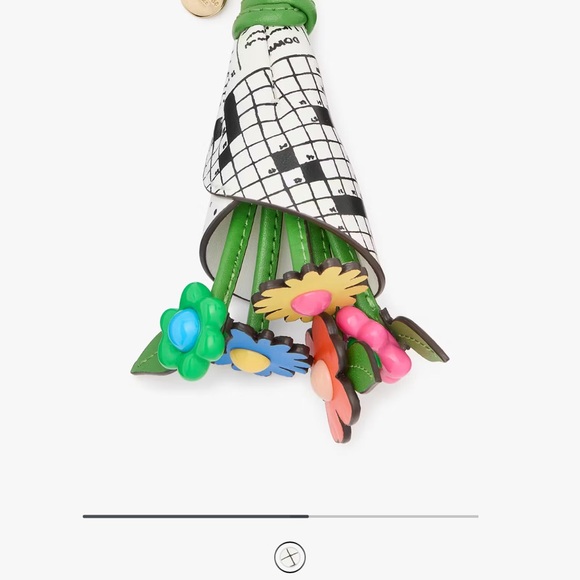 Kate Spade Fresh Picks Flower Bouquet Bag Charm/ Key Chain - NWT - Picture 3 of 3